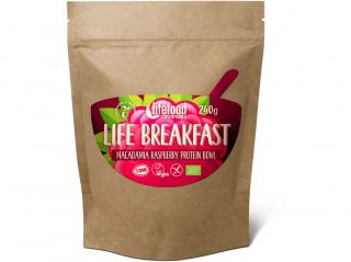 Bio Life breakfast Kaše malinovo-makadamiová 240g