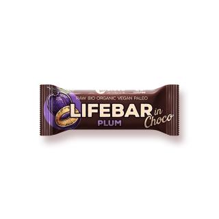 Bio tyčinka Lifebar InChoco Švestka 40 g
