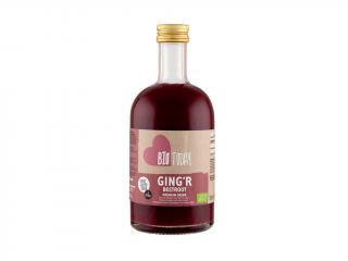 BioToday Ginger prémiový zázvorový nápoj s červenou řepou 500 ml