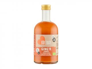 BioToday Ginger prémiový zázvorový nápoj s mrkví 500 ml