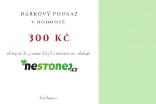 Dárkový poukaz v hodnotě 300 Kč