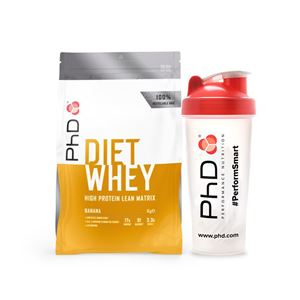 Diet Whey 1 kg banán + šejkr ZDARMA Jméno: Diet Whey 1kg birthday cake