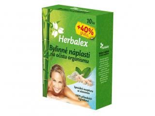 Herbalex - bylinné detoxikační náplasti 10 ks + 40% ZDARMA
