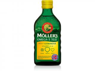 Mollers Omega 3 rybí olej citrón 250 ml