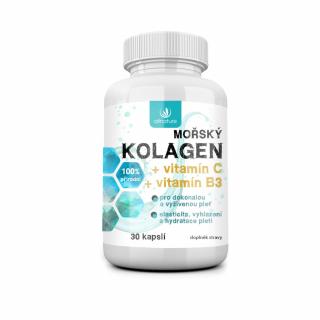 Mořský kolagen + vitamin C + vitamin B3 30 kapslí