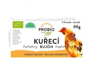 Probio Bio Bujón kuřecí - kostky 6 x 0,5 l 66g