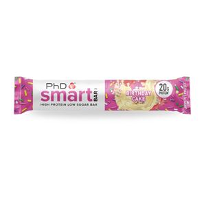 Smart Bar 64g birthday cake Jméno: Smart Bar 64g choc peanut butter