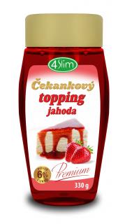 Topping jahoda 330g