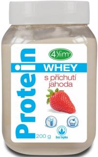 Whey protein s příchutí jahoda 200 g