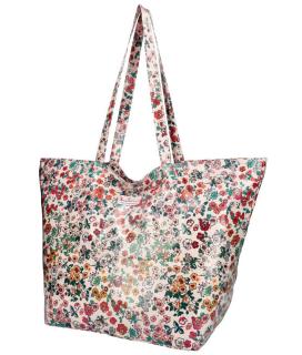 Sweet &amp; Candy Veľká plážová taška s potlačou kvetín W857-9 M1