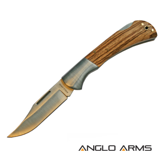ANGLO ARMS Nůž Zavírací ZEBRA Wood Handle