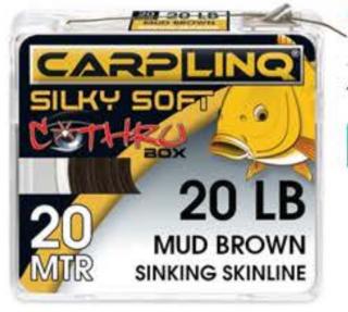 CARPLINQ Svlékací Šňůrka Silky Soft SkinLine 20m/30lb - Zelená