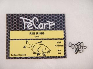 PeCarp Rig Rings - Kroužky na Háček 4,5mm (Ovál)