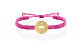 Co-ordinates Náramek Ocean Story Sardinie 18K zlato Barva: Flamingo Pink