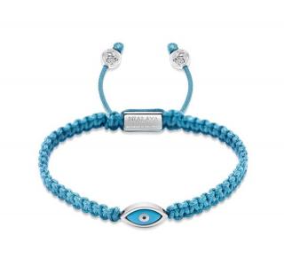 NÁRAMEK NIALAYA EVIL EYE STRING MODRÝ Velikost: L (18-19cm)