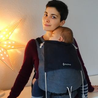 Didymos DidySnap Doubleface Anthrazit  + 1x pár návlečků na nožičky