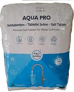 Tabletová sůl 25kg AQUA PRO (regenerační solné tablety)