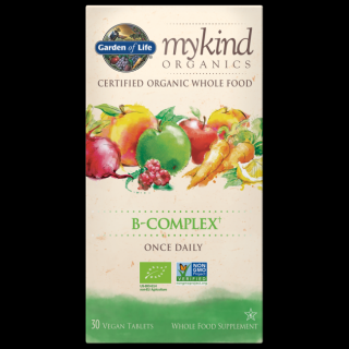 Mykind Organics B Complex - jednou denně, 30 tablet