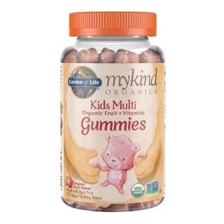Mykind Organics - žvýkací multivitamín pro děti z organického ovoce, 120 gumídků