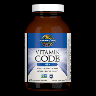 Vitamin Code Men multivitamín pro muže, 240 kapslí