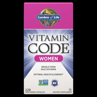 Vitamin Code - RAW multivitamín pro ženy, 120 kapslí