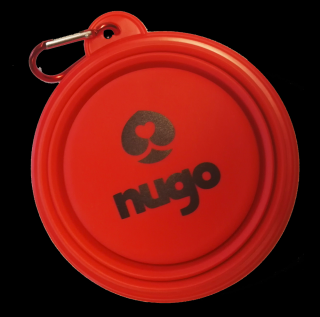 Skládací cestovní Nugo miska Barva: Červená