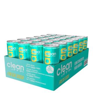 CLEAN DRINK BCAA ENERGETICKÝ NÁPOJ balení: 24 x 330 ml, Příchuť: fresh soda