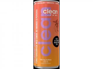 CLEAN DRINK BCAA ENERGETICKÝ NÁPOJ balení: 330 ml, Příchuť: mango a broskev