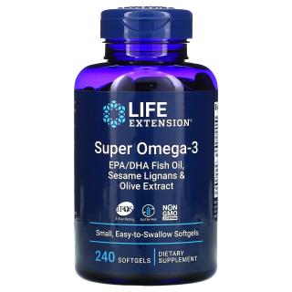 Super Omega-3 EPA/ DHA with Sesame Lignans & Olive Fruit Extract, 120 tobolek