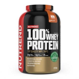 Nutrend 100% Whey protein 2250g Příchuť: Jahoda