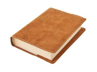 Obal na knihu KLASIK Barva kůže: Medová semiš (D39), Velikost: XL - 25,5 x 39,8 cm