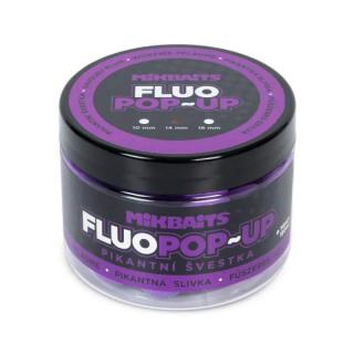 Plovoucí fluo boilie 150ml - Pikantní švestka 14mm