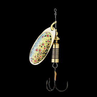 Třpytka Nature 3D Spinner vel.2, 4g, Sinking Brown Trout