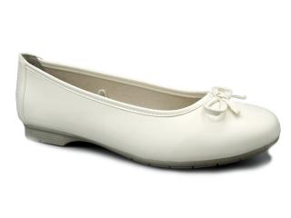Baleríny bílé, Jana 8-22163 (bílé balerínky Jana Vegan Shoes)