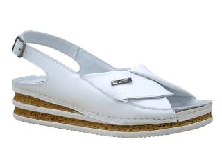 Dámské letní boty Pollonus P51511 (Letní obuv s otevřenou špičkou a páskem na patě.)