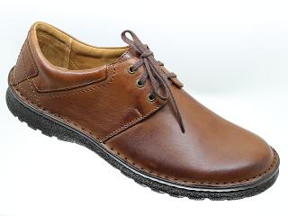 Pánské boty Thomas P204, nadměrné velikosti, sv. hnědá (jen velikost 50)