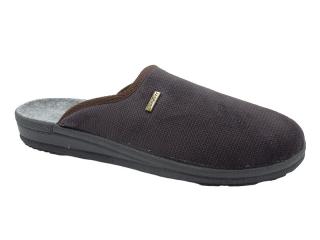 Pánské pantofle EF90115 hnědá (pánská domácí obuv, papuče)