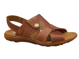 Pánské sandále DP024 hnědá bafalo (pánské letní boty 2v1, pantofle nebo sandále)