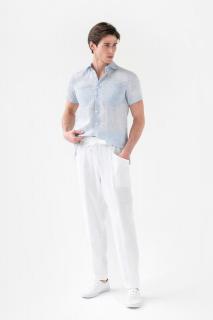 Pánské plátěné kalhoty TRUCKEE v bílé barvě Velikost: XL