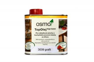 Osmo Top olej 3039 0.5L - grafit, hedvábný polomat