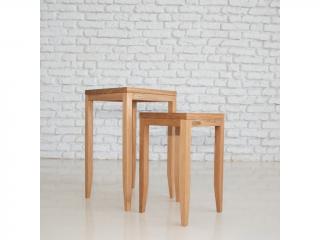 Lafurni Odkládací stolek Thomson I Dub natural medový, 24 x 24, výška 40 cm