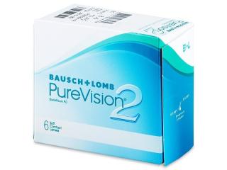 Bausch &amp Lomb PureVision 2 HD 6 cocek -0,25