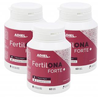 ADIEL FertilONA forte plus - Vitamíny pro ženy 60 kapslí 3  ks v balení: 3x60 kapslí