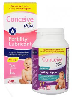 Conceive Plus sada PRO ŽENU – Women 60 cps., lubrikační gel 8x4MG