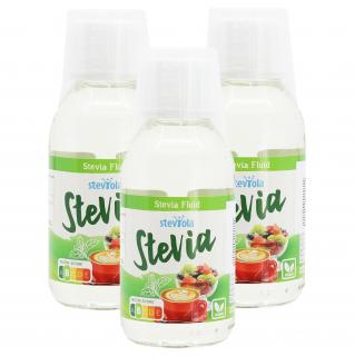Steviola Stévia Fluid tekuté sladidlo 125 ml 3 ks: 3x125ml