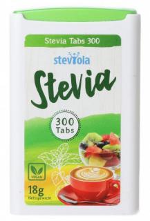 Steviola - Stévia tablety v dávkovači 300 tbl. 1 balení: 1x 300 tablet