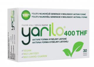 Yarilo 400 THF - aktivní forma kyseliny listové, 30 tablet