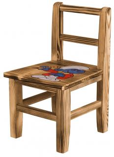 AD230 dřevěná dětská židle masiv borovice Drewmax  (Kvalitní nábytek z borovicového masivu)