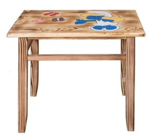 AD232 dřevěný dětský stůl masiv borovice Drewmax  (Kvalitní nábytek z borovicového masivu)