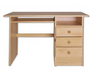 BR106 dřevěný psací stůl z masivní borovice Drewmax  (Kvalitní nábytek z borovicového masivu)